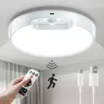 Homelist LED Akku Deckenleuchte mit Bewegungsmelder und Fernbedienung, Dimmbar