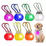 HOSPAOP LED Sicherheitslicht für Hunde und Katzen, Leuchtanhänger mit Blinkmodi