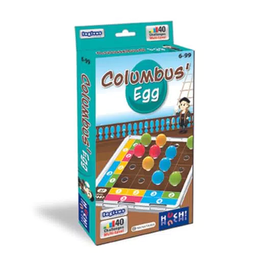 Huch Columbus Egg Logikspiel für Kinder, Kniffliges Rätsel für Logisches Denken