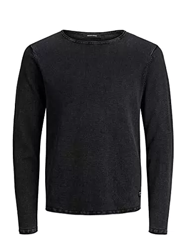 JACK & JONES Herren Jjeleo Knit T-shirt med Strickware Rundhals