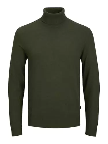Herren Jack & Jones Dünner Rollkragen Strickpullover