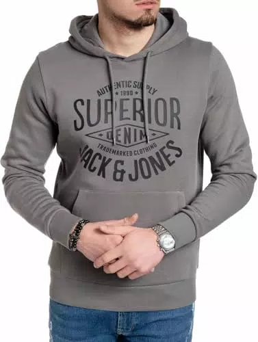 JACK & JONES Male Kapuzenpullover Logo Kapuzenpullover