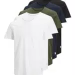 JACK & JONES Herren T-Shirt - Unifarben Basics für jeden Anlass