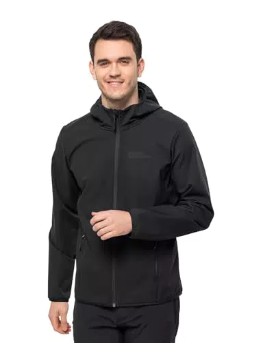 Jack Wolfskin BORNBERG HOODY M, black olive