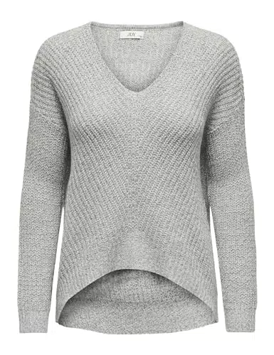 JDY Damen Pullover JDYNEW Megan L/S KNT NOOS – Modischer Strickpullover