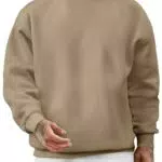 JMIERR Herren Baumwolle Pullover Rundhals Sweatshirt Winter Langarm Hoodie