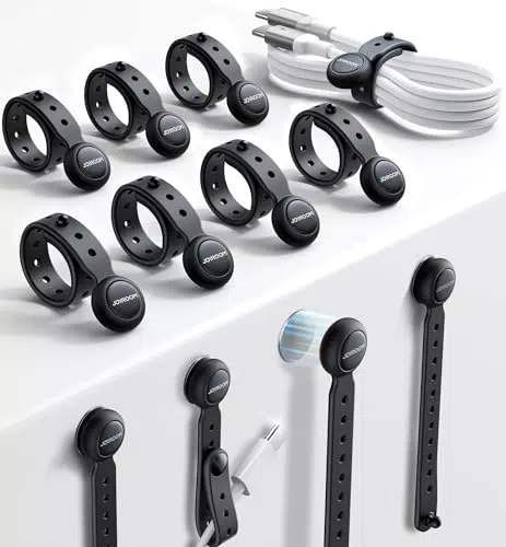 JOYROOM Magnetische Silikon Kabelbinder wiederverwendbar – Kabel Organizer für Büro und Reisen