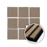 KAISER plastic Akustikpaneele aus Holz – Moderne Wandpaneele für Wohnzimmer Deko