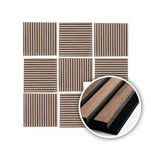 KAISER plastic Akustikpaneele aus Holz – Moderne Wandpaneele für Wohnzimmer Deko