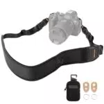 K&F CONCEPT Kameragurt – Verstellbarer Schultergurt mit Reißverschlusstasche für DSLR