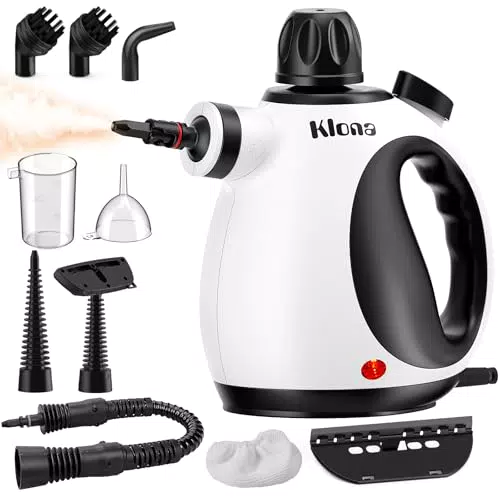 KLONA Handdampfreiniger – Vielseitiger Dampfreiniger für Haushalt, Teppiche & Küche