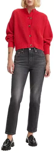 Levi's Damen 501 Crop Jeans Straight Fit Hochwertige Damenjeans