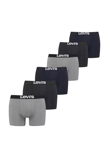Levi's Herren Boxershorts – Bequeme Unterwäsche aus Baumwolle