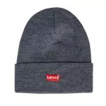 Levi's Herren Slouchy Batwing Beanie Strickmütze – Besticktes Markenlogo