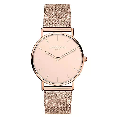 LIEBESKIND TIME & JEWEL Damen Analog Quarz Uhr mit Edelstahl Armband LT-0217-MQ