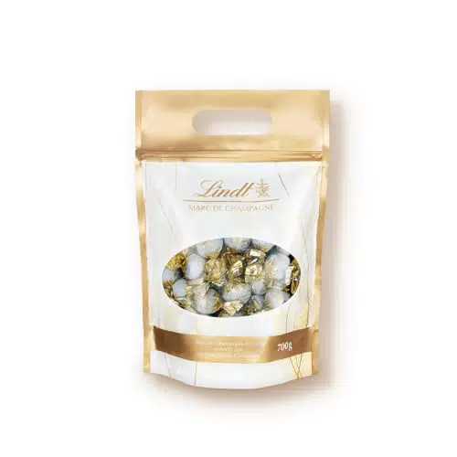 Lindt Marc de Champagne Kugeln Vollmilch Pralinen mit Alkohol Geschenkbox