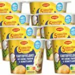 Maggi 5 Minuten Terrine Kartoffelbrei mit Creme Fraiche Instant Kartoffel Snack