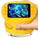 Ashfly Digitales Mikroskop für Kinder mit 1080P HD Display und LED-Beleuchtung