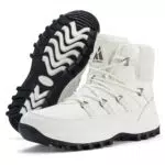 Mishansha Damen Winterschuhe Warm Gefüttert, Rutschfeste Winterstiefel Outdoor