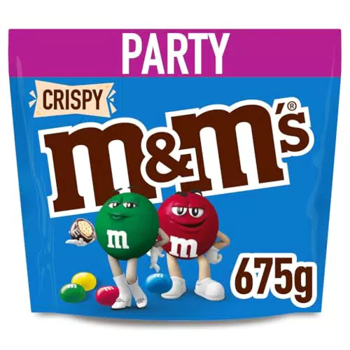 M&M’s Crispy Schokolinsen Milchschokolade Knusperkern Party Geschenk Weihnachten