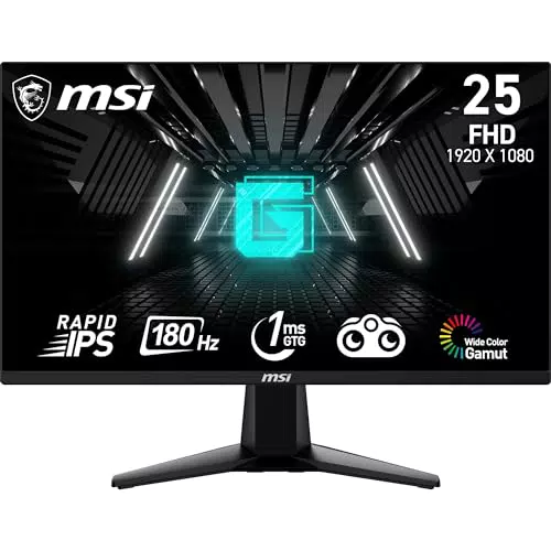 MSI G255F Gaming Monitor 24,5 Zoll Full HD, 180 Hz, 1 ms, Adaptive Sync