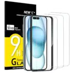 NEW'C Panzerglas Schutz für iPhone 14, 13, 13 Pro - 9H Härte, Blasenfrei