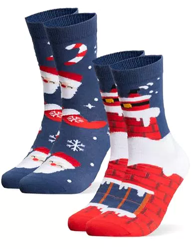 Occulto Weihnachts Socken Modell Santa Für Damen Und Herren
