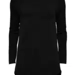 ONLY Damen Langer Feinstrick Pullover, Langarm Rundhals Knit Sweater