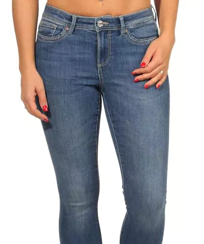 ONLY ONLWAUW Damen Skinny Jeans mit mittlerer Taille und Skinny Fit
