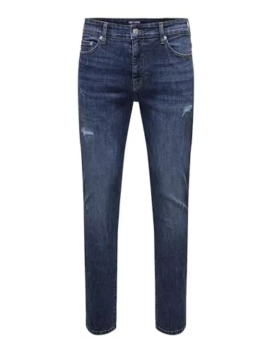 ONLY & SONS ONSLOOM Slim Jeans Modell DB Destroy – Stilvolle Herrenjeans