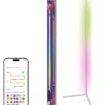 OSRAM Matter Smart LED Stehleuchte mit Fernbedienung, RGBW, dimmbar, WLAN