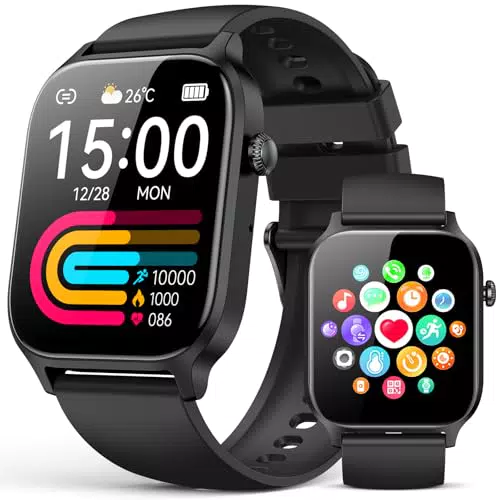 paybay Smartwatch Herren – Fitnessuhr mit 110 Sportmodi, Telefonfunktion, IP68