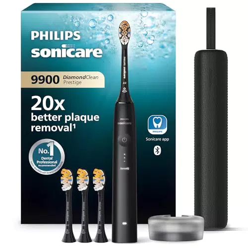 Philips Sonicare DiamondClean 9900 Prestige HX9992/44 - Elektrische Zahnbürste mit SenseIQ Technologie