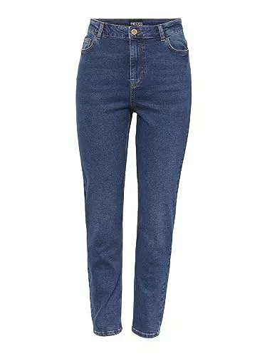 PIECES Mom High Waist Jeans Pckesia Modell Db327-vi für Damen
