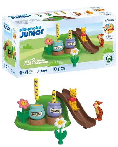 Playmobil Junior Disney Winnie Puuhs Bienengarten nachhaltiges Spielzeug ab 1 Jahr