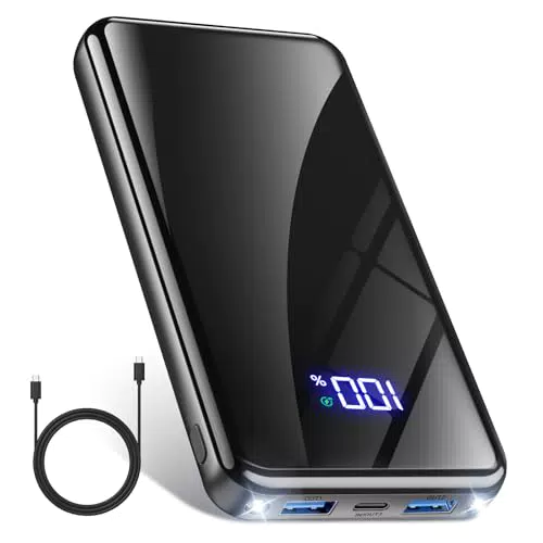 Power Bank 20000mAh Schnellladen USB-C PD3.0 QC4.0 Externe Batterie mit LED Display