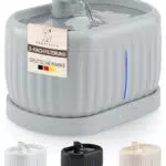 Pretty Paw Pure Flow Max kabelloser Katzenbrunnen mit Bewegungssensor und Filter