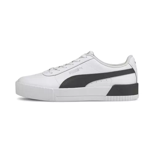 PUMA Damen Carina L Sneakers, White White Silver