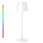 Qsky LED Tischlampe kabellos dimmbar mit Akku, wasserdicht, Outdoor & Indoor