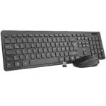 Rii kabelloses Tastatur-Maus-Set mit deutschem Layout für PC, Laptop, Windows, Smart TV
