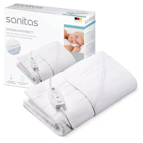 Sanitas SWB 20 Wärmeunterbett aus Vlies mit Sicherheitssystem und 3 Temperaturstufen