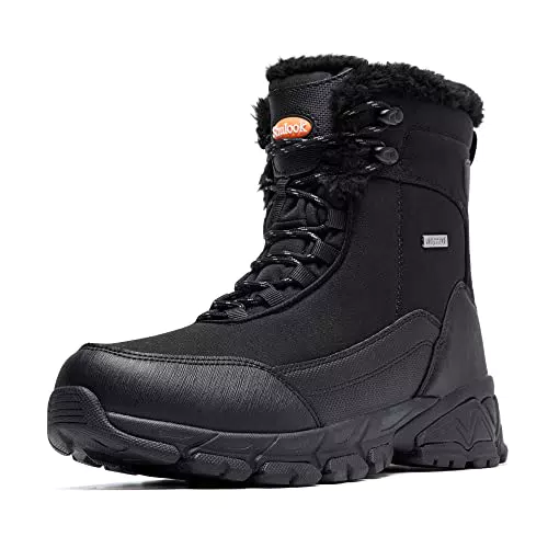 SHULOOK Winterstiefel Herren – wasserdichte, warme Winterschuhe für Outdoor-Aktivitäten