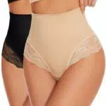 Sure You Like Shapewear Damen Bauchweg Unterhose Tanga Bauchkontrolle Miederhose