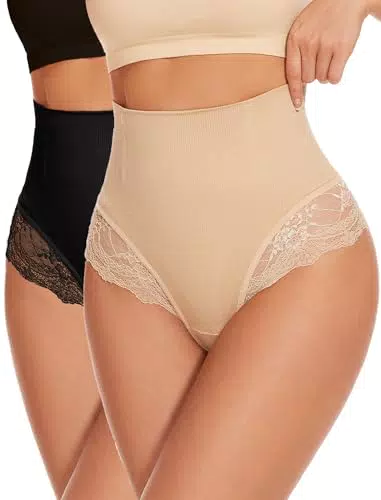 Sure You Like Shapewear Damen Bauchweg Unterhose Tanga Bauchkontrolle Miederhose