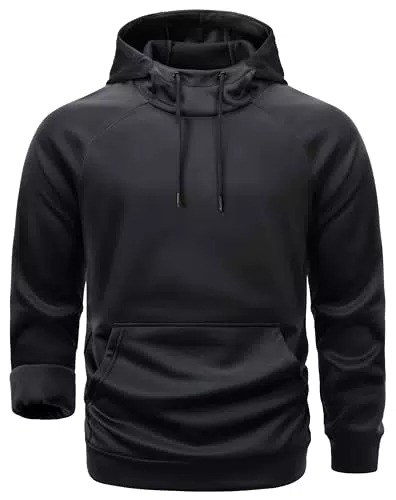 TACVASEN Herren Hoodie Kapuzenpullover aus Fleece – Outdoor Sweatshirt