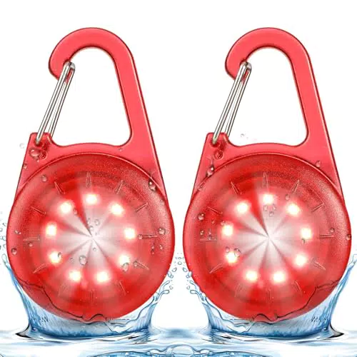 Taximi LED Sicherheitslicht IP68 Wasserdicht USB Aufladbar für Kinder Ranzen Hunde