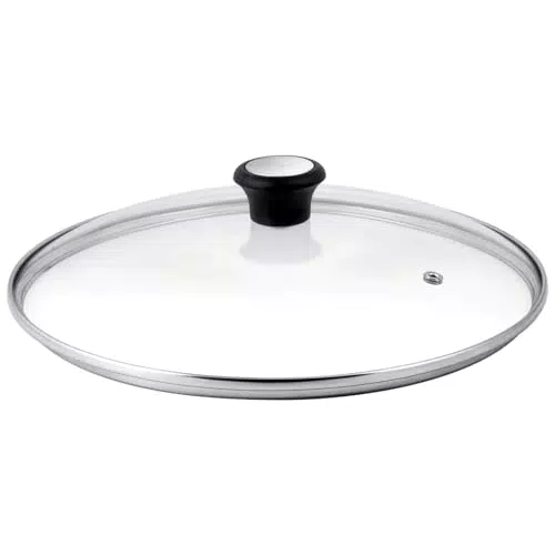 Tefal Glasdeckel 28 cm, Edelstahlfassung, Spülmaschinenfest