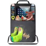 Termichy Rückenlehnenschutz Auto Organizer für Kinder – Wasserdichte Rücksitzmatte