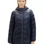 TOM TAILOR Damen Steppmantel Mit Kapuze Lightweight Modell