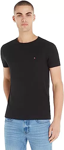 Tommy Hilfiger Herren T-Shirt Kurzarm Core Stretch Slim Fit